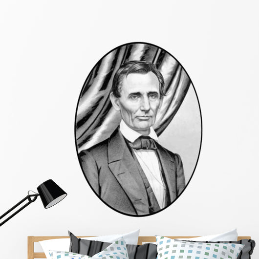 Digitally Restored Vector Portrait Wall Decal Design 4