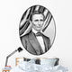Digitally Restored Vector Portrait Wall Decal Design 4