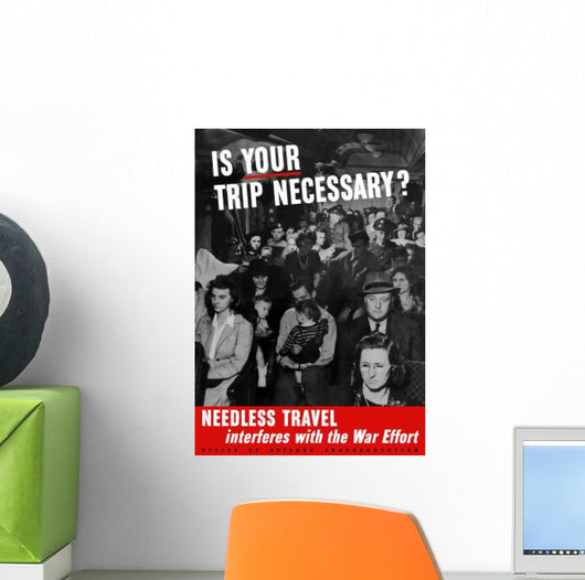 Digitally Restored War Propaganda Wall Decal Design 82
