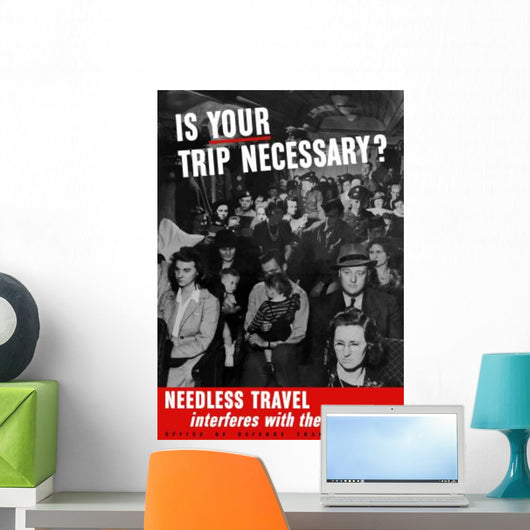 Digitally Restored War Propaganda Wall Decal Design 82