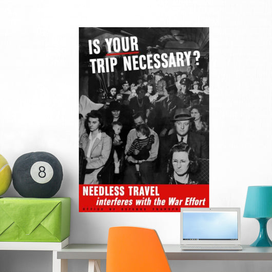 Digitally Restored War Propaganda Wall Decal Design 82