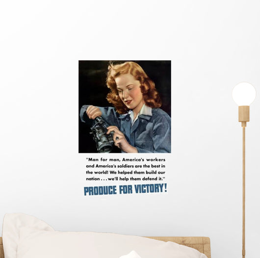 Digitally Restored War Propaganda Wall Decal Design 80