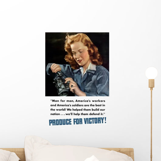 Digitally Restored War Propaganda Wall Decal Design 80