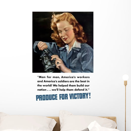 Digitally Restored War Propaganda Wall Decal Design 80