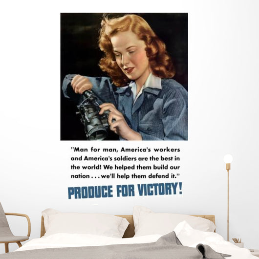 Digitally Restored War Propaganda Wall Decal Design 80