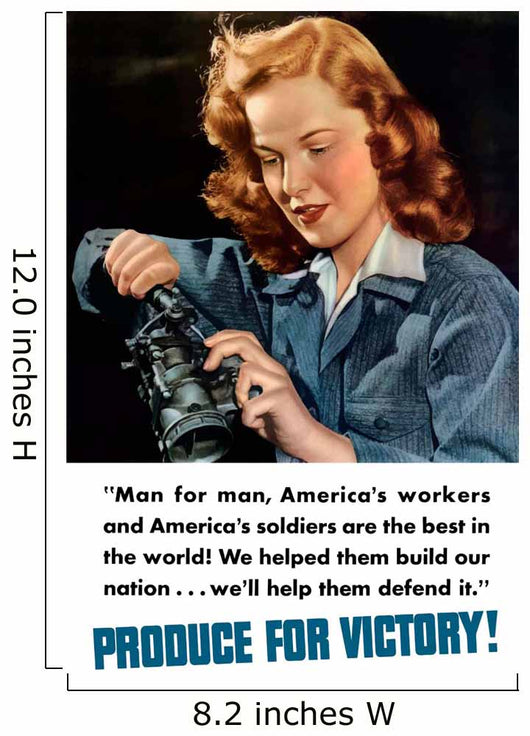 Digitally Restored War Propaganda Wall Decal Design 80