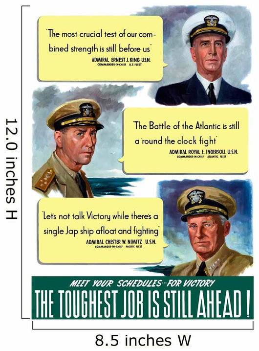 Digitally Restored War Propaganda Wall Decal Design 77