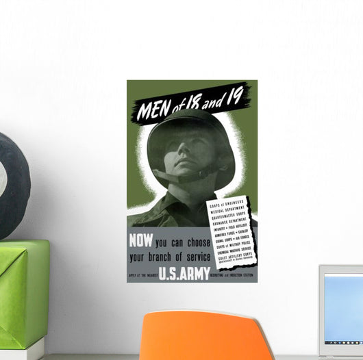Digitally Restored War Propaganda Wall Decal Design 76