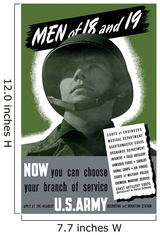Digitally Restored War Propaganda Wall Decal Design 76