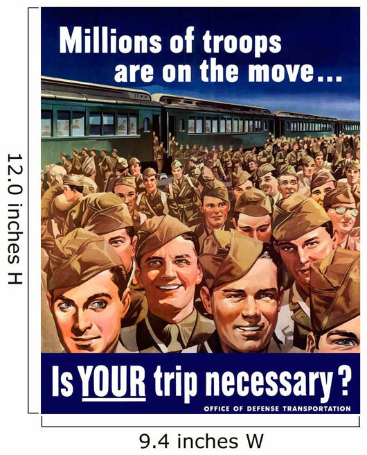 Digitally Restored War Propaganda Wall Decal Design 75