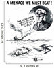 Digitally Restored War Propaganda Wall Decal Design 74