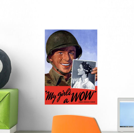 Digitally Restored War Propaganda Wall Decal Design 72