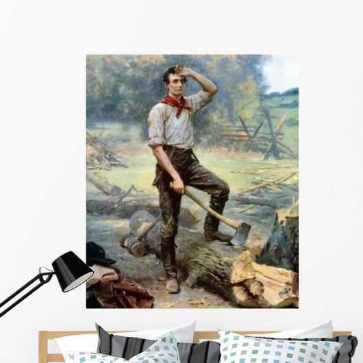 Digitally Restored Vector Painting Wall Decal Design 8