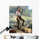 Digitally Restored Vector Painting Wall Decal Design 8