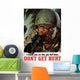 Digitally Restored War Propaganda Wall Decal Design 69