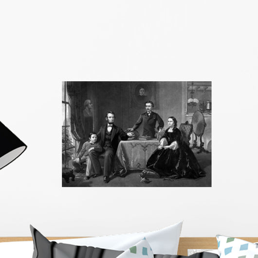 Digitally Restored Vintage Print Wall Decal Design 3