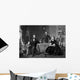 Digitally Restored Vintage Print Wall Decal Design 3