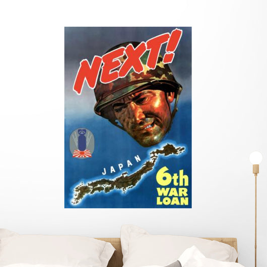 Digitally Restored War Propaganda Wall Decal Design 68