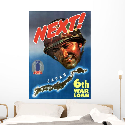 Digitally Restored War Propaganda Wall Decal Design 68