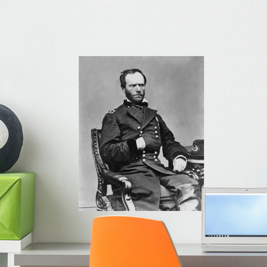 Digitally Restored Vector Portrait Wall Decal Design 3