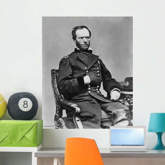 Digitally Restored Vector Portrait Wall Decal Design 3