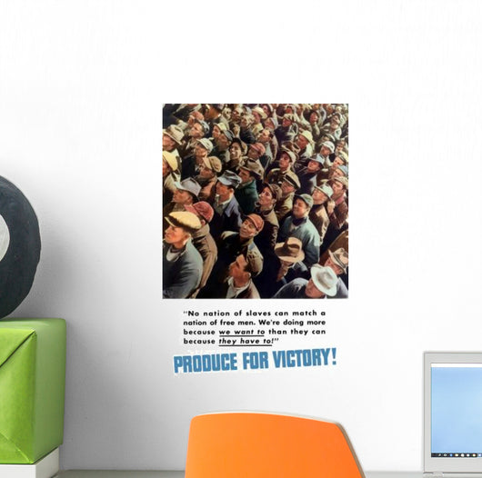 Digitally Restored War Propaganda Wall Decal Design 66