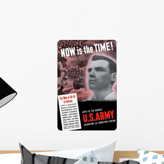 Digitally Restored War Propaganda Wall Decal Design 65