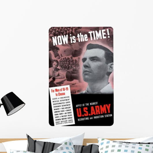 Digitally Restored War Propaganda Wall Decal Design 65