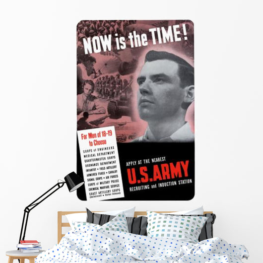 Digitally Restored War Propaganda Wall Decal Design 65