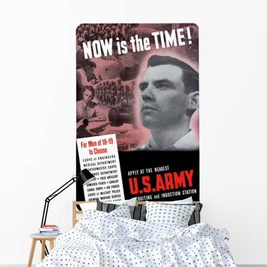 Digitally Restored War Propaganda Wall Decal Design 65