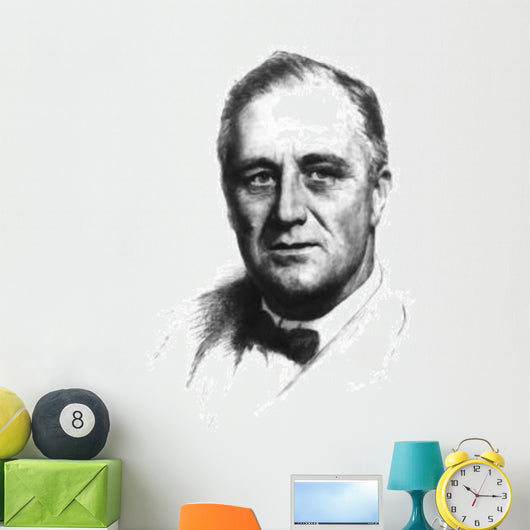 Vector Sketch Franklin Delano Wall Decal