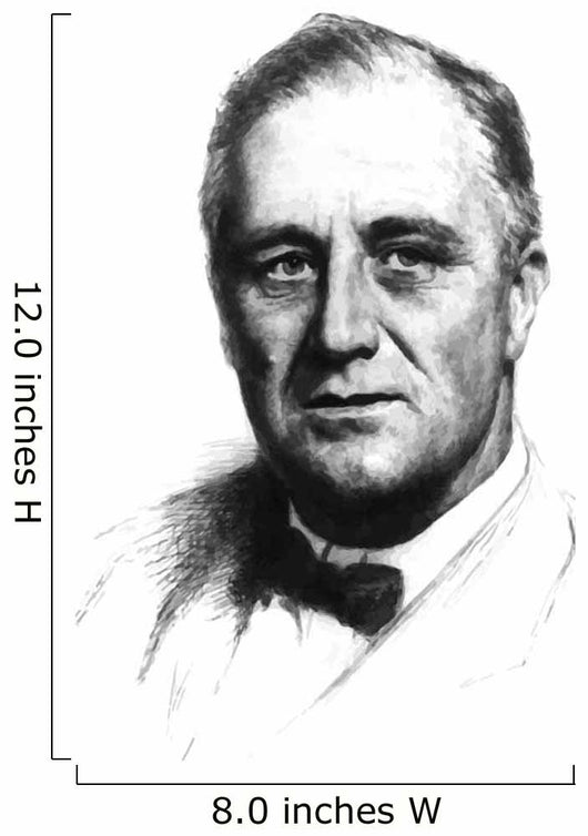 Vector Sketch Franklin Delano Wall Decal