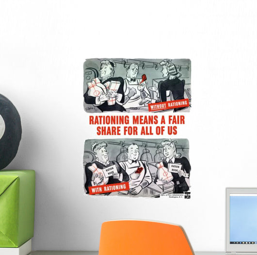Digitally Restored War Propaganda Wall Decal Design 62