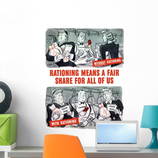 Digitally Restored War Propaganda Wall Decal Design 62
