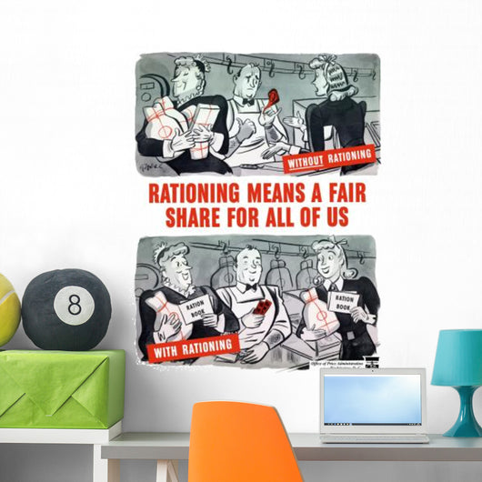 Digitally Restored War Propaganda Wall Decal Design 62