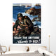 Digitally Restored War Propaganda Wall Decal Design 61