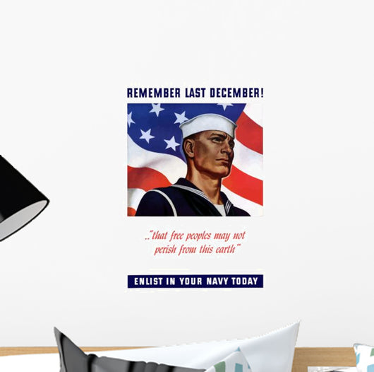 Digitally Restored War Propaganda Wall Decal Design 60