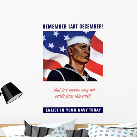 Digitally Restored War Propaganda Wall Decal Design 60