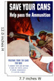 Digitally Restored War Propaganda Wall Decal Design 56