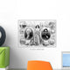 Digitally Restored American History Wall Decal Design 2