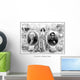 Digitally Restored American History Wall Decal Design 2