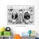 Digitally Restored American History Wall Decal Design 2
