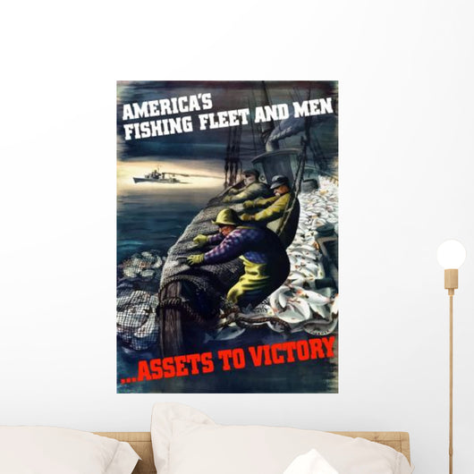 Digitally Restored War Propaganda Wall Decal Design 47