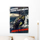 Digitally Restored War Propaganda Wall Decal Design 47