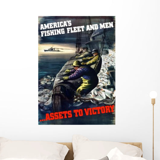 Digitally Restored War Propaganda Wall Decal Design 47