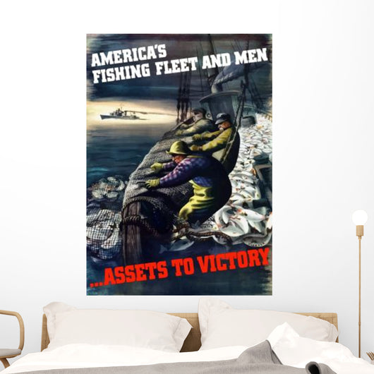 Digitally Restored War Propaganda Wall Decal Design 47
