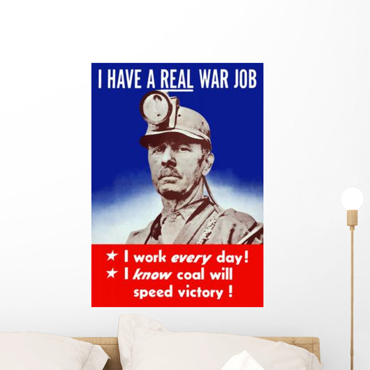Digitally Restored War Propaganda Wall Decal Design 46