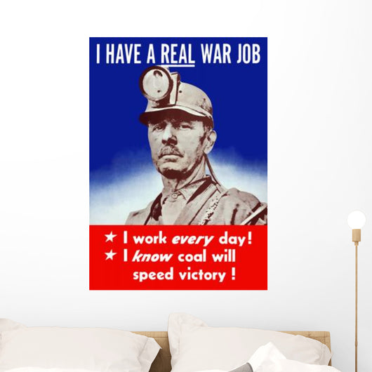 Digitally Restored War Propaganda Wall Decal Design 46