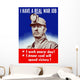 Digitally Restored War Propaganda Wall Decal Design 46