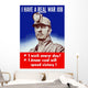 Digitally Restored War Propaganda Wall Decal Design 46